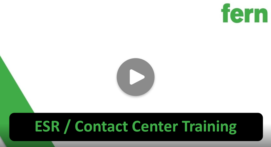 Fern – ESR / Contact Center ETK Skills Training