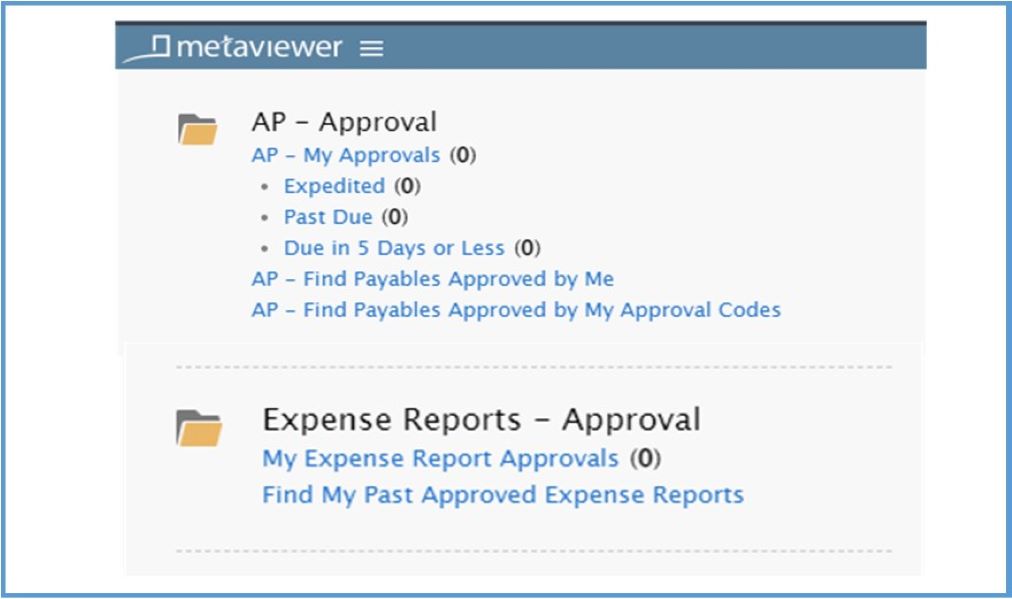MetaViewer 2 – Manager Expense Reporting & Approvals